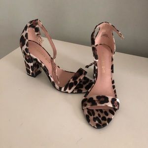 Like NEW! Madden Girl cheetah heels